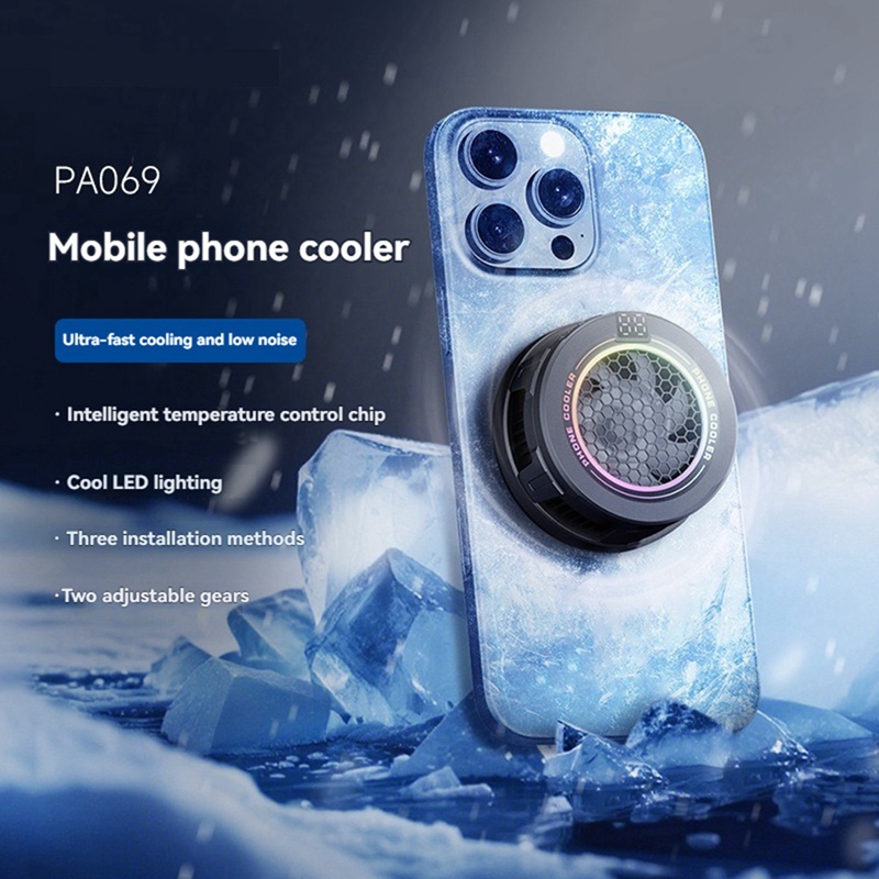 Smart Accessories - Pendingin Ponsel Magnetik Kipas Pendingin USB