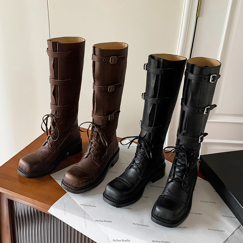 Sepatu Bot Wanita Arden Furtad - Leather Classic Strap ulasan dan harga