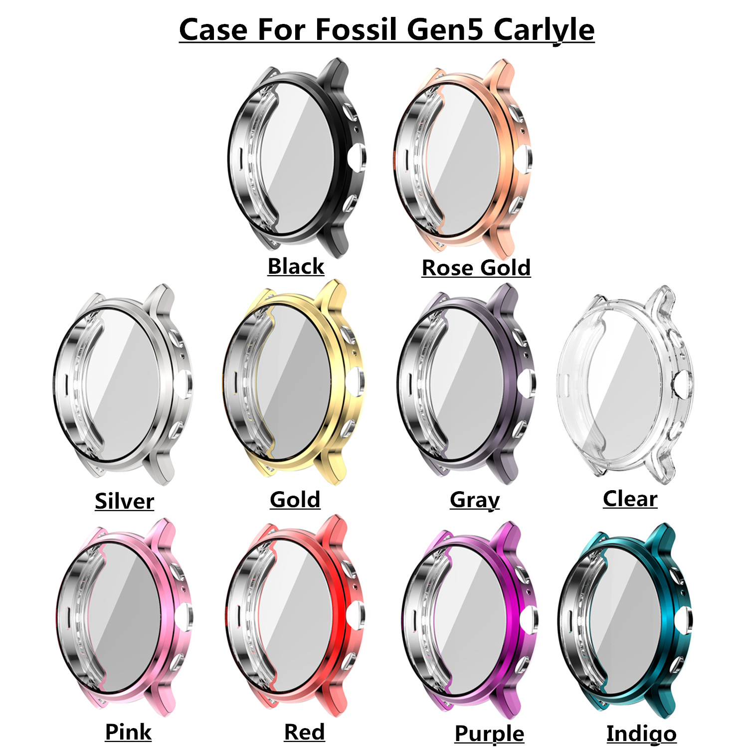 Casing Sarung Pelindung TPU un - Fossil Smartwatch Accessories ulasan dan harga