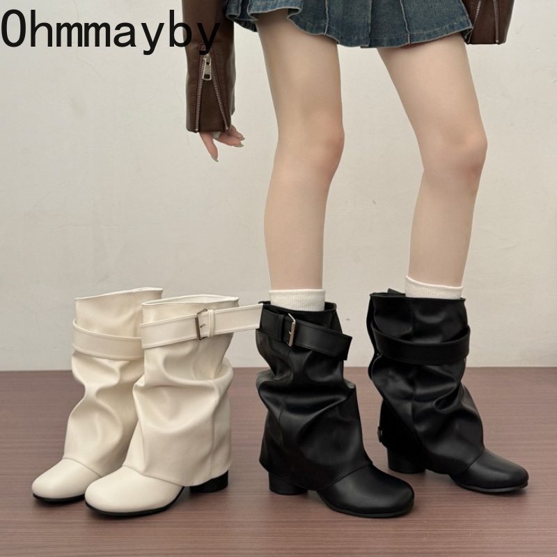 Sepatu Bot Kulit Wanita Model  - Leather Classic Strap ulasan dan harga