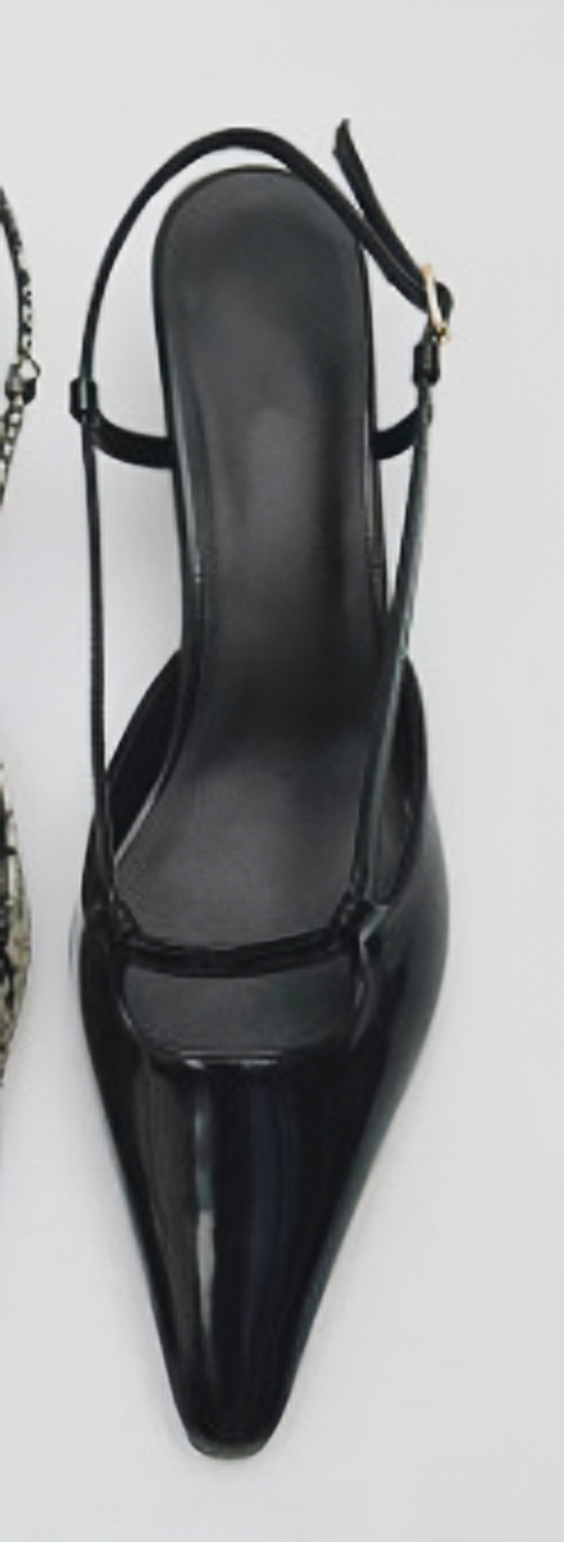 Sepatu Wanita Hak Rendah Tipis - Leather Classic Strap ulasan dan harga